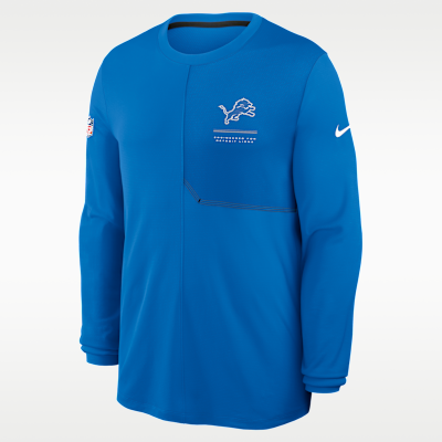 Detroit Lions Sideline Coach Men's Nike Dri-FIT NFL Long-Sleeve